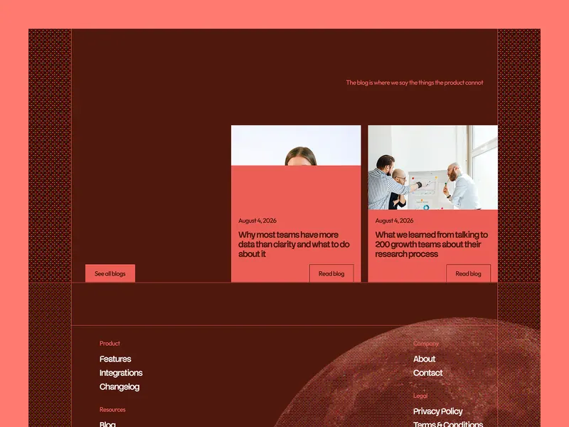 Framer development work sample