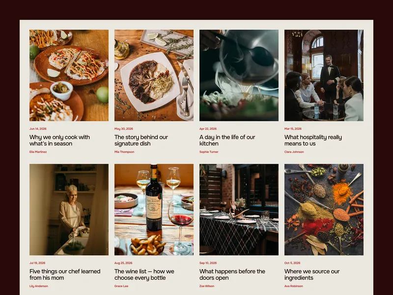 Framer development work sample
