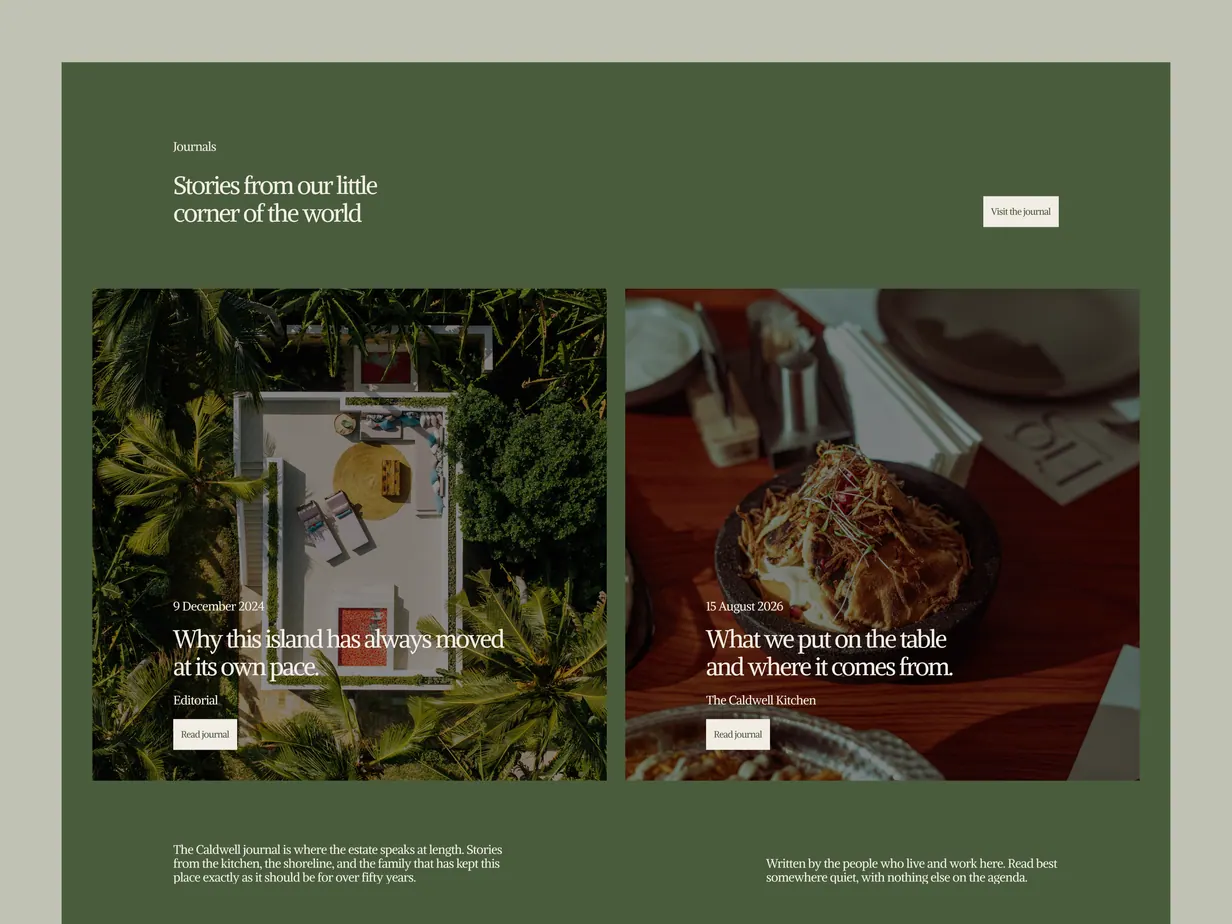 Framer development work sample