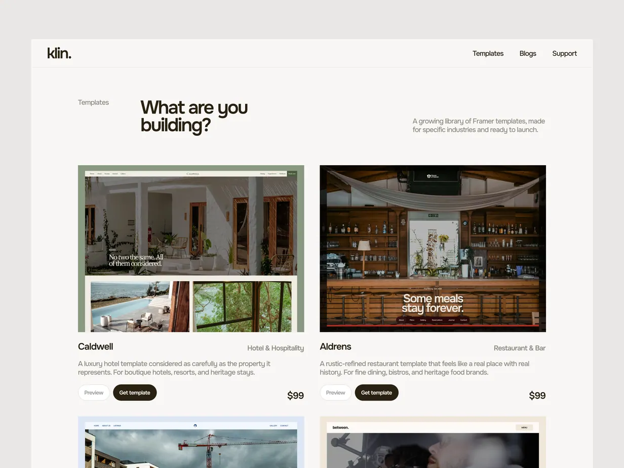 Web design work sample